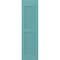 Ekena Millwork 18W x 41H Americraft Two Equal Louver Exterior Real Wood Shutters, Pure Turquoise, PR RW101LV18X41PTH - alternate 9